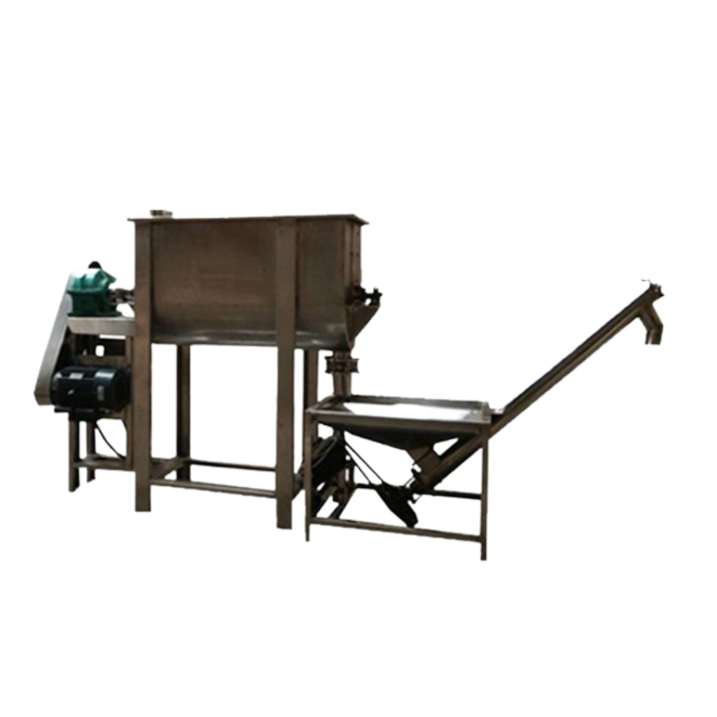 Batch Mixer with Screw Feeder